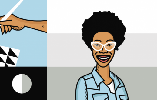 illustration of Amy Sherald