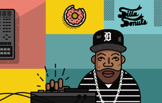 illustration of Jay Dilla