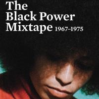 Person with text saying "The Black Power Mixtape."